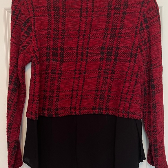 Sanctuary Red and Black Top - Picture 2 of 4